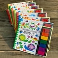 thumbnail image 2 of Fingerprinting Books With Rubber Stamps Ink Pad Activities, Doodling Book Animal, 2 of 4