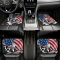 thumbnail image 7 of Naloa Largemouth Bass Fish in USA Car Foot Mat Set of 4 Pieces - Universal Floor Liner Neoprene Full Set Floor Mats for Cars Trucks SUV, 7 of 7