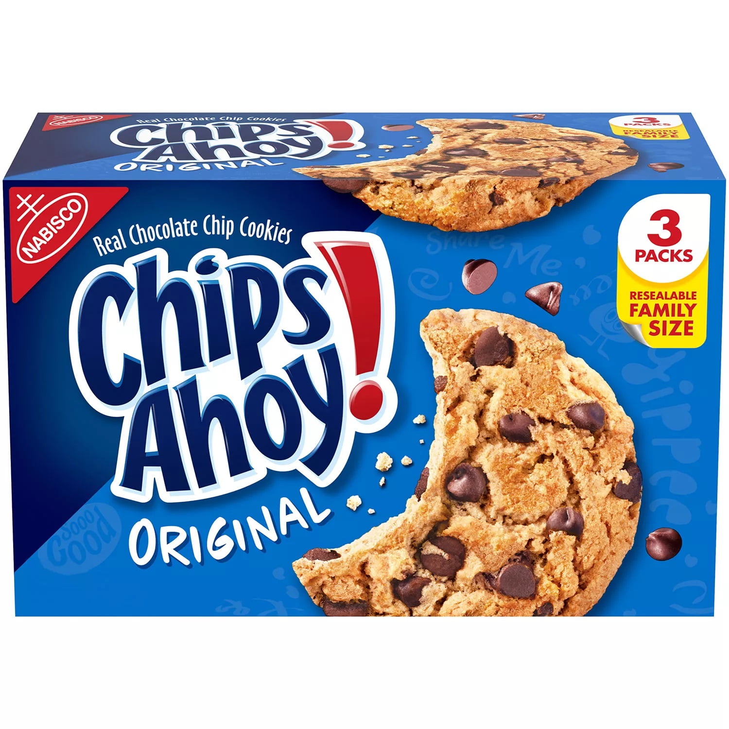 Chips Ahoy! Chocolate Chip Cookies, Family Size (3 pk.)