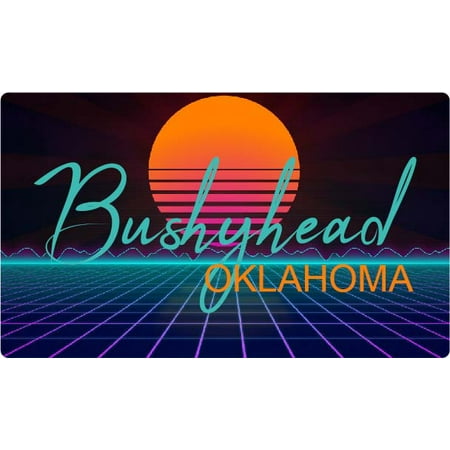 

Bushyhead Oklahoma 4 X 2.25-Inch Fridge Magnet Retro Neon Design