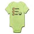 thumbnail image 1 of CafePress - Crawl Walk Golf Body Suit - Baby Light Bodysuit, 1 of 1