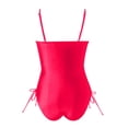 thumbnail image 5 of Clearance!NMMUED Swim Suits for Women 2025, Bandeau Swimsuits for Women, Strapless Swimsuits for Women, One Piece Swimsuit Women, Bathing Suit for Women, Red XXL, 5 of 5