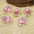 thumbnail image 4 of segolike Rhinestone Diamante Pearl Embellishment Pink Green, 4 of 9