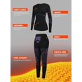 thumbnail image 6 of ANFERRY Womens Thermal Underwear Set Anti-Static Moisture Wicking Long Johns Seamless Crew Neck Ski Base Layer Cold Weather Outfit Sets, 6 of 8