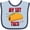 Blue and Navy, variant on Inktastic My 1st Taco Boys or Girls Baby Bib