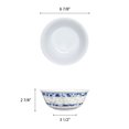 thumbnail image 2 of Excellante Blue Dragon Melamine Dinnerware Collection 32 Oz, 6 7/8" Swirl Bowl, Comes in Dozen, 2 of 2