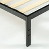 Zinus Mia 14" Black Metal Platform Bed Frame, Narrow Twin