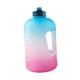 thumbnail image 2 of Botella de agua, cubo de tonelaje, hervidor con marcador de tiempo, botella de bebida, botella deportiva para acampar, escalar, ciclismo, Fitness, Azul rosado, 2 of 9