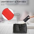 thumbnail image 4 of (rouge, Noir, Blanc)tui Portable En Cuir Souple Pour Lunettes De Soleil Pliantes, Lunettes De Lecture, Petites Lunettes De Soleil, 4 of 5