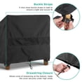 thumbnail image 3 of Funda para Tumbona de Exterior SunPatio Impermeable 2 Unidades Negra, 3 of 7