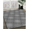 thumbnail image 2 of Ahgly Company Indoor Square Patterned Carbon Gray Area Rugs, 4' Square, 2 of 6