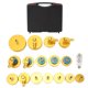 thumbnail image 2 of Kit de Herramientas de Purga de Cilindro Maestro, 17 Piezas de Holgazón de Fluido de Frenos kit de adaptador de hemorragias de freno anillo de goma de aluminio para el fluido de, 2 of 7