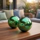 thumbnail image 1 of NUOLUX Bola De Verde Para Exterior En Inoxidable Con, 1 of 8