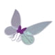thumbnail image 5 of Disfraz de Alas de Mariposa Tela Translúcida Alas de Mariposa Alimentadas por Batería con Luces de Colores Alas de Hadas para Niñas para Niños Accesorios de Fiesta ANGGREK  Otros, 5 of 8