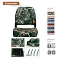 thumbnail image 2 of Low Back Boat Seats, Folding Boat Seats With Stainless Steel Screws,Aluminum Hinges&Padded,Fishing Boat Seat, 5 Colors are available(2-Pack) Camo(2-Pack 101S), 2 of 5