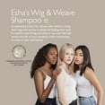 thumbnail image 5 of Esha Wig & Weave Revitalizing Shampoo – Sulfate-Free Coconut Oil Formula for Human Hair & Synthetic Wigs, Weaves, Extensions & Braids – 12 fl oz, 5 of 8
