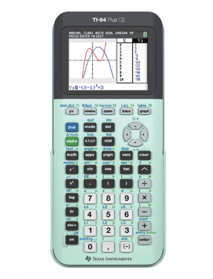 Pre-Owned Texas Instruments TI-84 Plus CE Graphing Calculator, Mint, 7.5 inch
