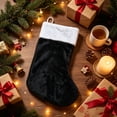 thumbnail image 4 of 12 Pack Christmas Stockings, 15.75 Inch Velvet Christmas Stocking with White , Xmas Hanging Stocking Decor for Fireplace Home Holiday Party, 4 of 5
