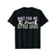 thumbnail image 1 of Men'S "Wait for Me I Have Little Legs" Funny Sarcasm T-Shirt - Ultra Soft Cotton, Breathable & Moisture Wicking, Comfort Fit Crew Neck Tee - Ideal Gift Men Breathable Comfort Top Crew N, 1 of 5