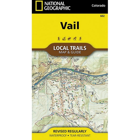 National Geographic Rockies: Vail Local Trails No.602 Colorado Map - Your Guide to Exploring the Stunning Rockies!
