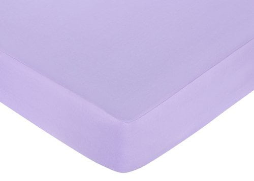 lavender fitted crib sheet