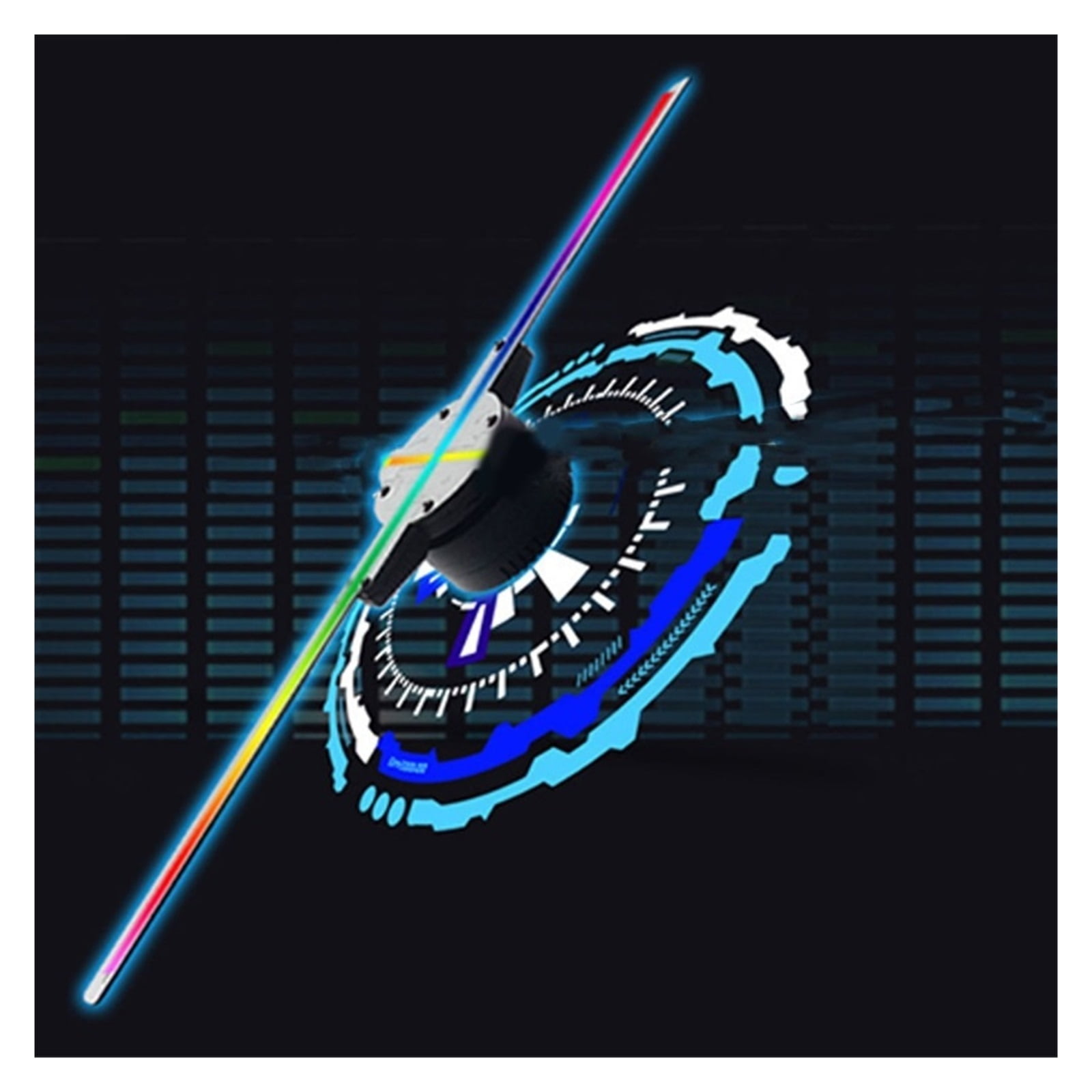 Phone 3D Hologram Projector Advertising Display LED Holographic Fan ,Versatile And Practical
