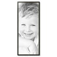 thumbnail image 2 of ArtToFrames 16" x 40" Black Square with Gold Beads Picture Frame, 16x40 inch Black Wood Poster Frame (WOM-5021), 2 of 7