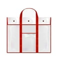 thumbnail image 1 of Danhjin Paquet Paquet Poignée de Transport Grand Sac Transparent pour Tableau d'Affiche pour Fournitures de Tableau d'Oeuvres d'Art Graphiques et Sacs de Rangement de Matériel Pédagogique, 1 of 1