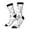 3 Black, variant on Lavender Flowers Print Adult Socks for Men & Women,Calf Socks, Ankle Socks,Boots Socks,Breathable Casual Sock,Unisex Crew Socks