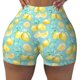 thumbnail image 2 of Fotbe Yellow Lemon Shorts Sin Costuras – Shorts Deportivos de Cintura Alta para Mujer, Elásticos para Gimnasio, Yoga, Running o Ciclismo-Medium, 2 of 8