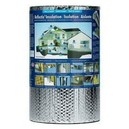 Reflectix 16 in. W X 25 ft. L R-3.7 to R 21 Reflective Radiant Barrier Insulation Roll 33 sq ft Reflectix 16 in. W X 25 ft. L R-3.7 to R 21 Reflective Radiant Barrier Insulation Roll 33 sq ft