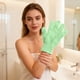 thumbnail image 3 of Lunxisen 2 Pcs Exfoliating Dual Texture Bath Gloves for Shower, Spa, Massage and Body Scrubs, Dead Skin Cell Remover, Gloves with Hanging Loop, 3 of 8