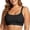 01-Black1190, variant on Scoop Neck Sports Bra for Women Soft Support Daily Workout Active Crop Top