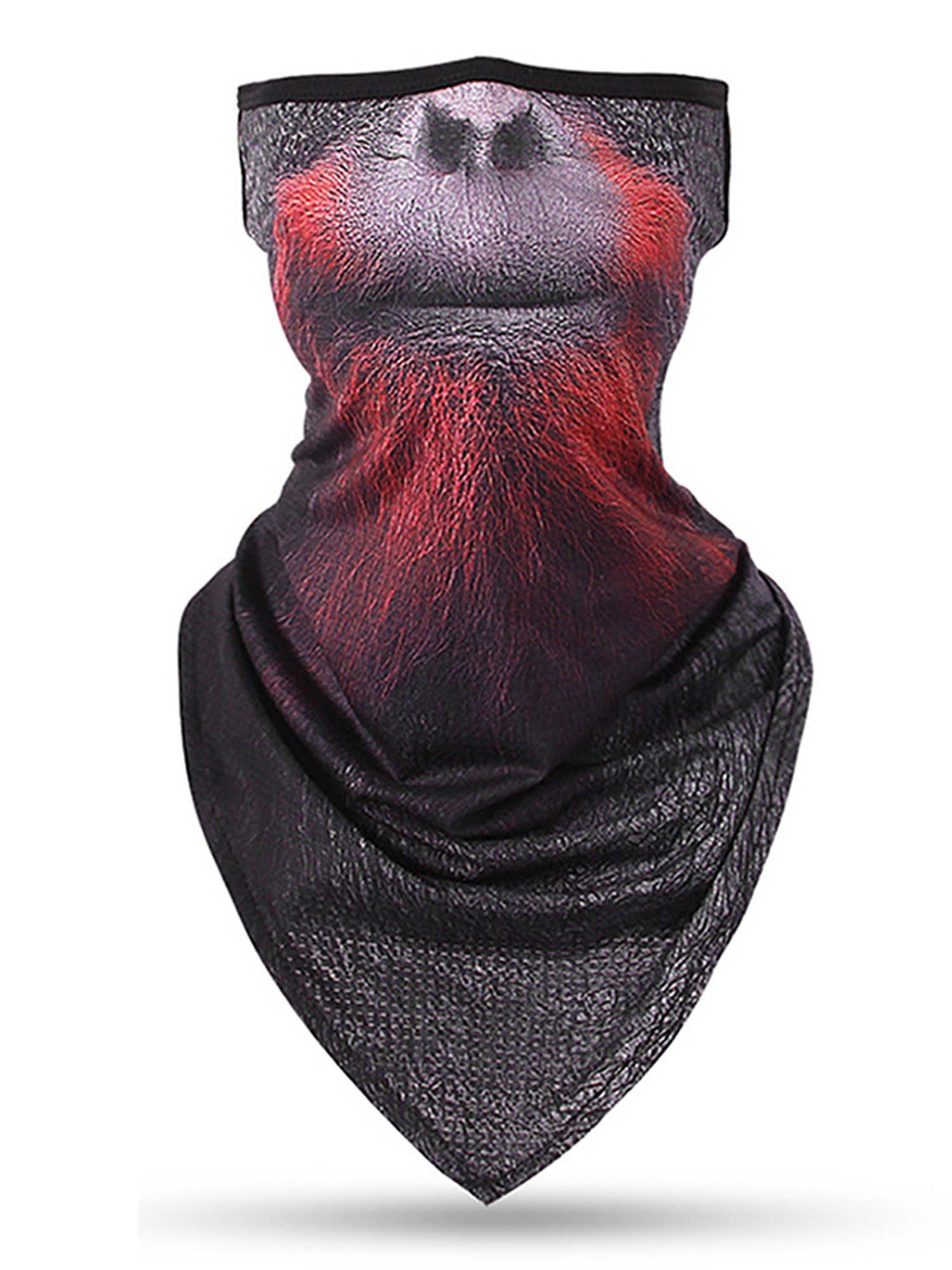 Men Women Snood Tube Animal Biker Balaclava Neck Tube Snood Scarf