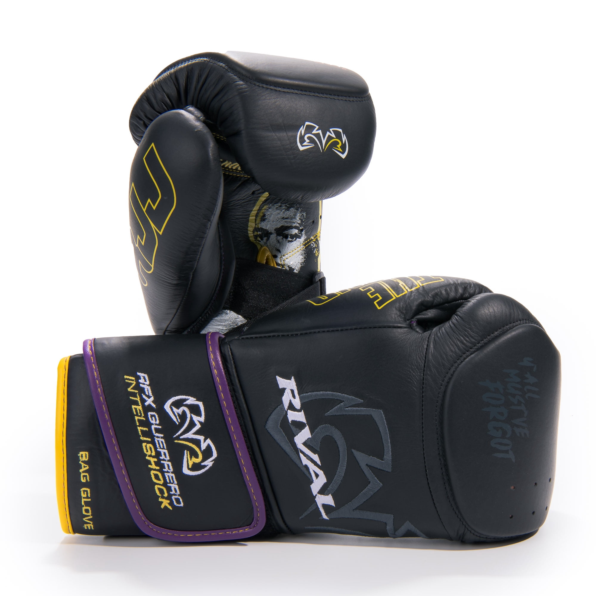 Rival Boxing RFX-Guerrero-V HDEF Bag Gloves - 10 oz- Black/Orange