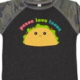 thumbnail image 4 of Inktastic Peace Love Tacos Boys or Girls Toddler T-Shirt, 4 of 5