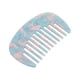 thumbnail image 1 of Peine de Cabello de Dientes Anchos Antiestático de Tamaño de Bolsillo para Desenredar Cabello Rizado Grueso Azul en Polvo, 1 of 1