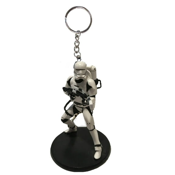 Star Wars Force Awakens Flametrooper Pvc Key Ring Keychain Charm Figure Figurine New