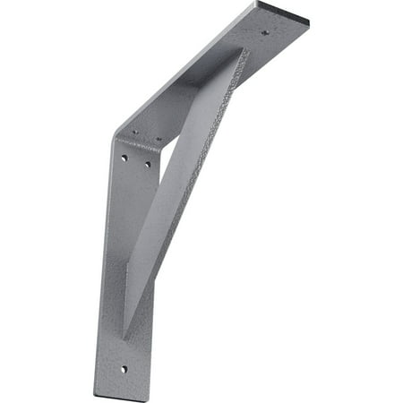 

Ekena Millwork 2 W x 10 D x 10 H Traditional Steel Bracket Hammered Light Blue