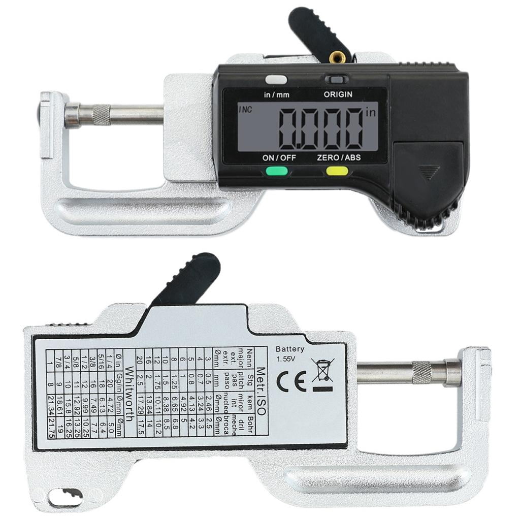 CEORPER 0 to 12.7mm Calipers Meter Width Measure Tool Precise Digital Thickness Gauges
