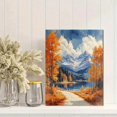 thumbnail image 2 of Qisvanset 12x16 Inch Snow Mountain Autumn Tree Canvas Wall Art, Contemporary Nature Ready To Hang Decor, 2 of 5