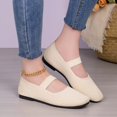 thumbnail image 6 of ibiyuan Orthopedic Sandals for Women Arch Support Low Top Walking Shoes Knit Upper Embroidery Platform Non- Womens Walking Sneakers Soft Hands Free Mary Jane Flats Women Workout Gym Shoes, 6 of 7