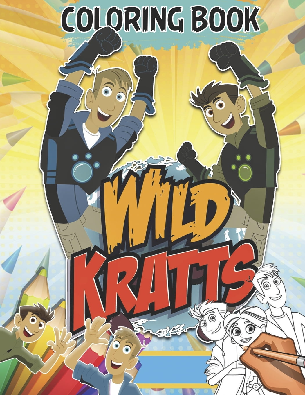 wild kratts coloring pages brothers