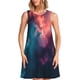 thumbnail image 1 of Disketp Cosmic Paint Swirl para Vestido sin Mangas para Mujeres, Vestidos de Verano para Mujeres, Casual y Holgado para la Playa, 1 of 7