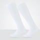 thumbnail image 4 of Wosthever Calcetines largos lisos para niños, medias finas de fútbol de algodón y poliéster que absorben el sudor por encima de la rodilla, Uniforme atlético blanco, 4 of 6