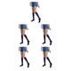 thumbnail image 3 of Jumpingount Calcetines a rayas hasta el muslo, juegos deportivos, Día de San Valentín, accesorios de mujer para diario, fiesta de Halloween, Type2 NO2, 3 of 6