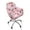 Cherry and Cherry Blossom, variant on Xixirimido Black Cow Spot Cowhide Pattern Swivel Office Arm Chair Covers Stretch Soft Desk Chair Slipcovers, Curved Back Leisure Armrest Chair Protector Accent Dining Chair Cover