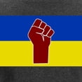 thumbnail image 3 of CafePress - Ukrainian Flag With Fist Long Sleeve T Shirt - Women's Long Sleeve Graphic Tee Casual Fit, 3 of 4