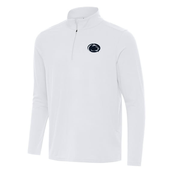 Men's Antigua White Penn State Nittany Lions Intent Quarter-Zip Top