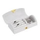 thumbnail image 1 of Caja de joyería de viaje pequeña Uxcell, caja para anillos, organizador de almacenamiento portátil para joyas para anillos, collares, aretes, regalo para mujeres y niñas con caja de regalo, gris, 1 of 7
